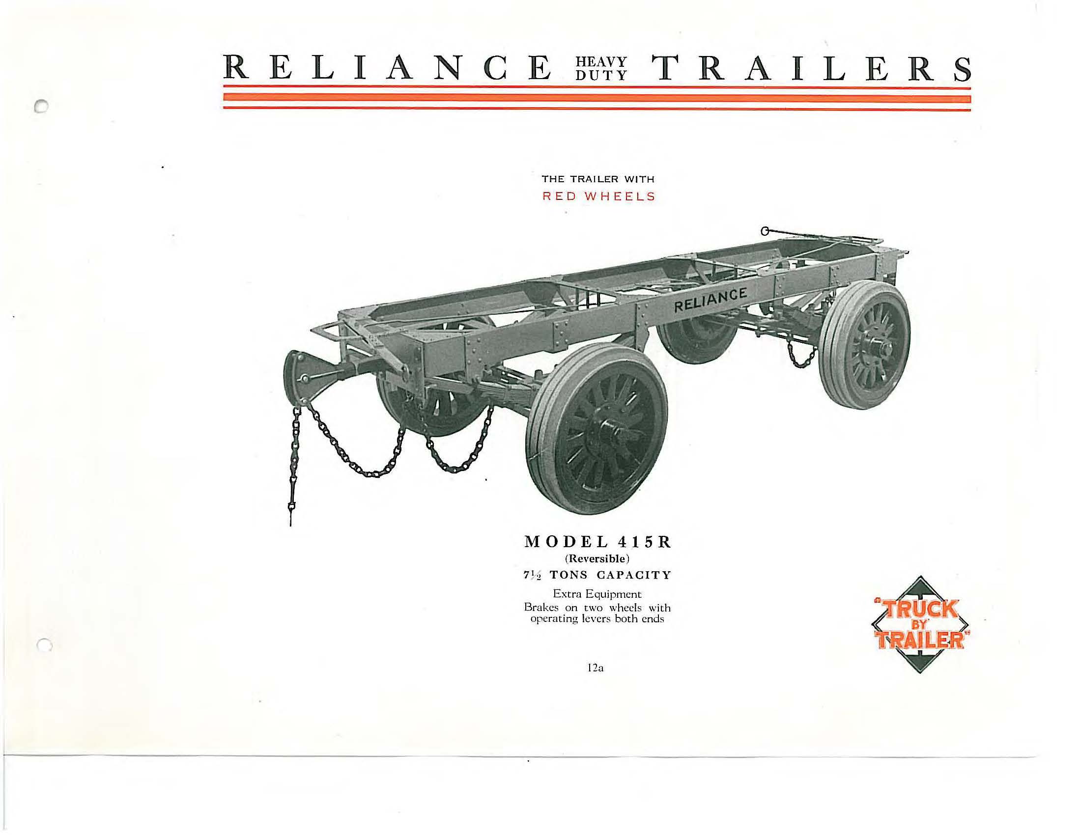 reliance travel trailer